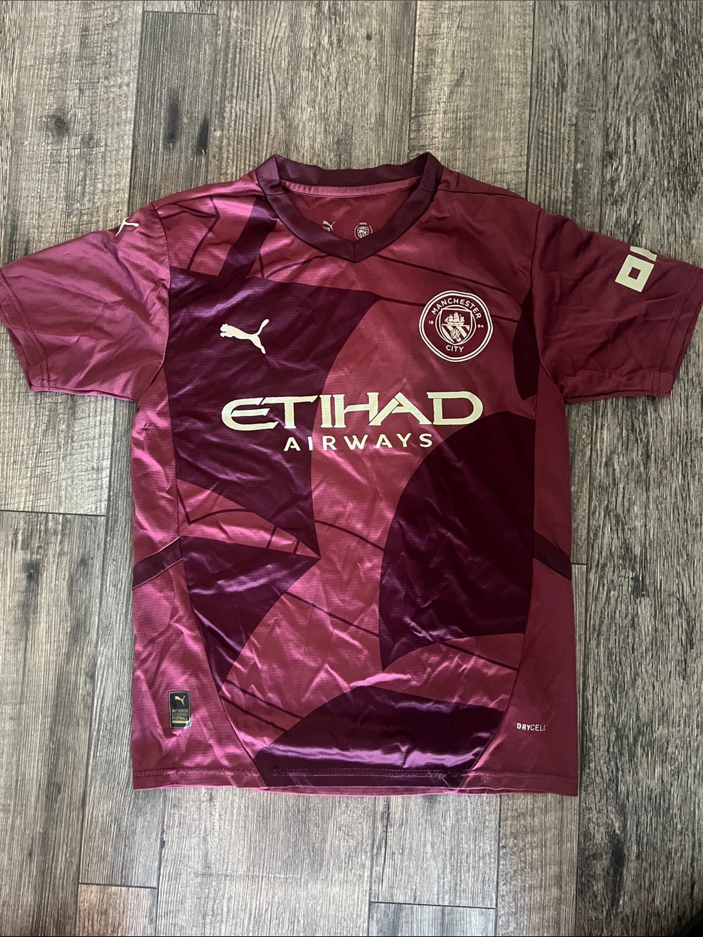 Puma Maroon Manchester Short Sleeve Jersey